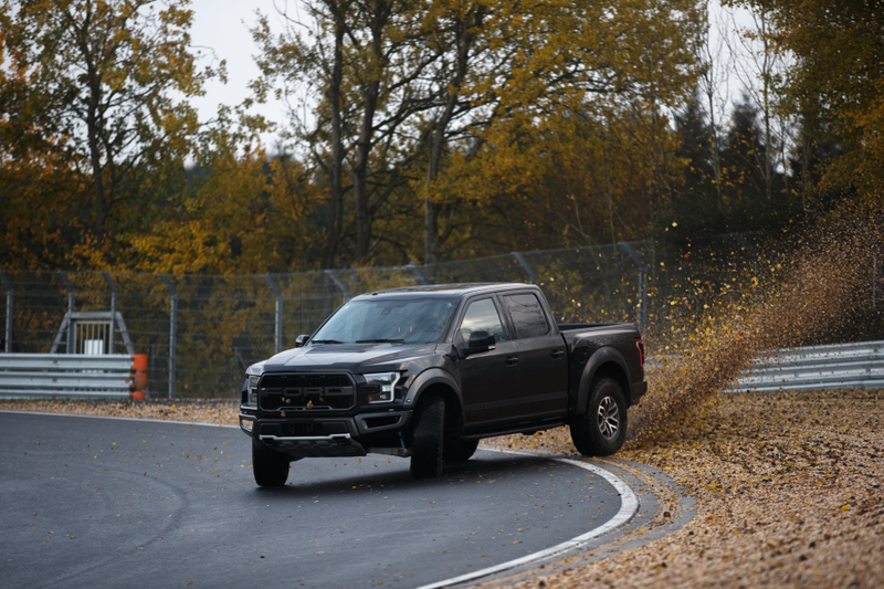 Illustration for article titled Here's The Right Way To Drive A 2018 Ford Raptor Around The Nürburgring